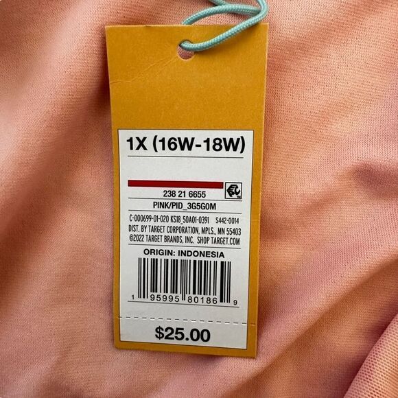 Kona Sol ~ Checkerboard Bikini Bottom size 1X ~ hygienic tag attached - Picture 5 of 5